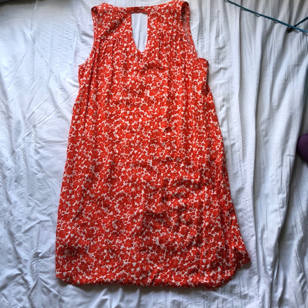Orange flower sundress